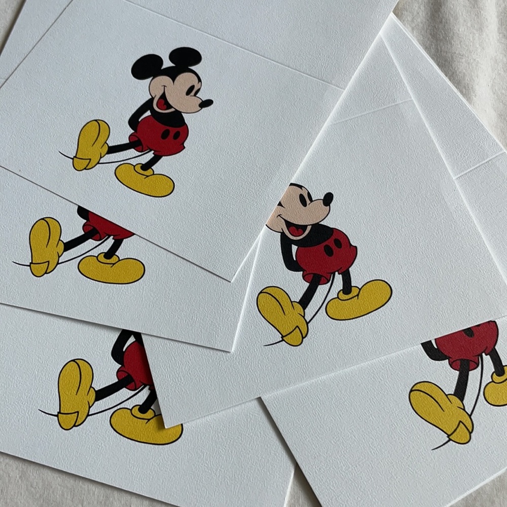 Mickey Mouse Note Cards 13 pack Disney NWOT